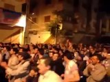 Syria فري برس ريف دمشق يبرود  مسائية غاضبة نصرة لحماه 7 6 2012 ج 1 Damascus