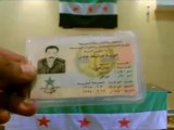 Syria فري برس انشقاق العقيد اسامة حسين الحراكي 6 6 2012 Syria