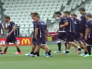 Gli azzurri si allenano a Cracovia