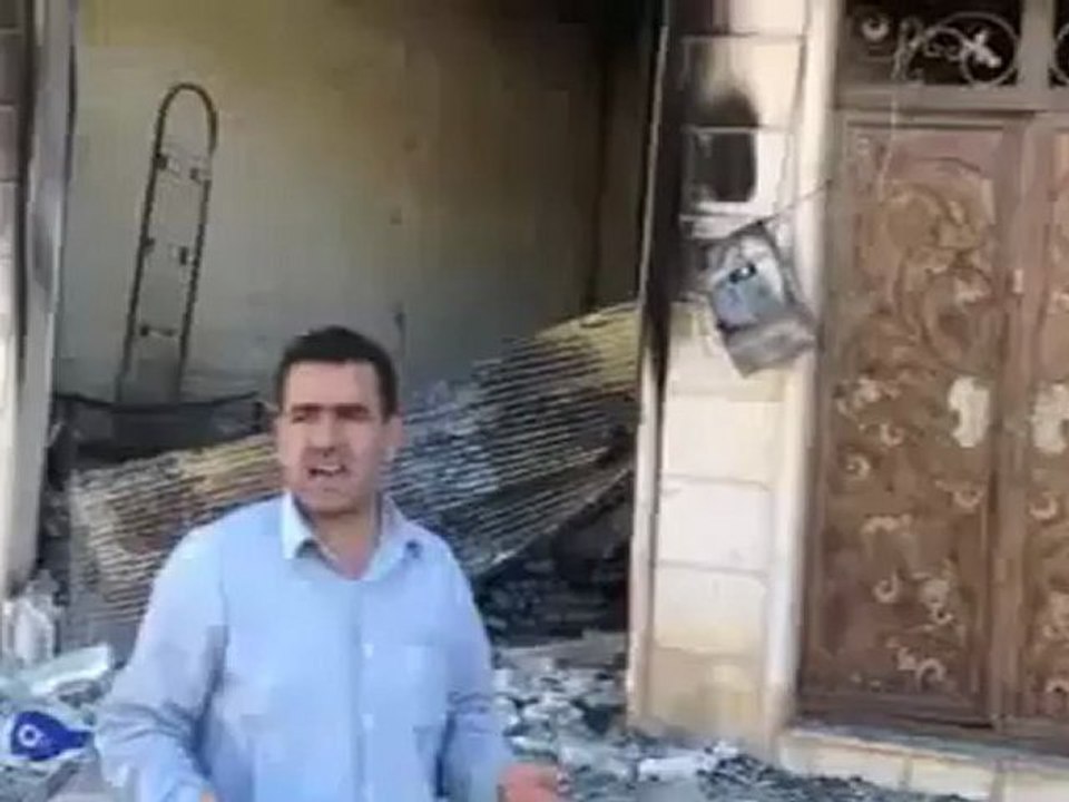 Syria فري برس حماه  المحتلة كفرزيتا تقرير الناشط ثائر الحموي 6 6 2012ج2 Hama