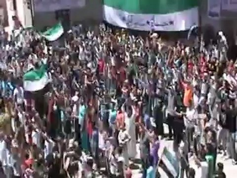 Syria فري برس حماه المحتلة باب قبلي في جمعة أطفال الحولة مشاعل النصر 01 06 2012 ج1 Hama