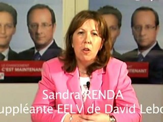 Sandra RENDA suppléante de David LEBON