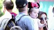 Harper Wears Minnie Mouse Ears in David Beckham's Arms