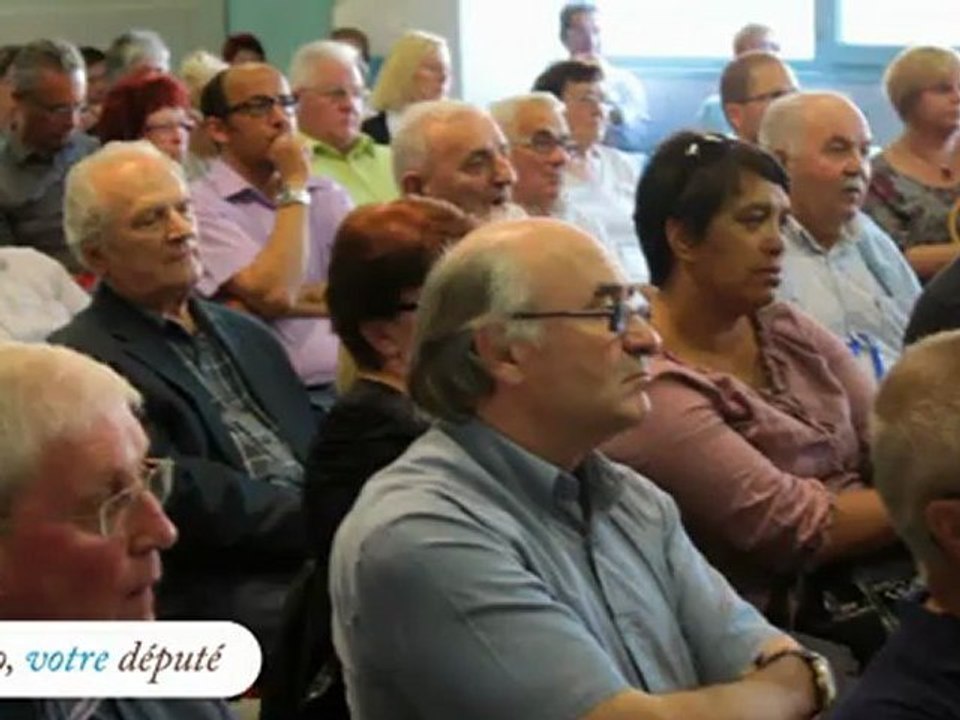 Yves Jégo en réunion publique à Moret-sur-Loing