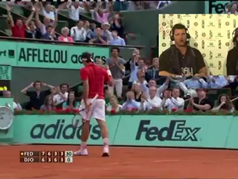 Jeudi 7 juin 2012 - Federer vs Djokovic - David & Kathy