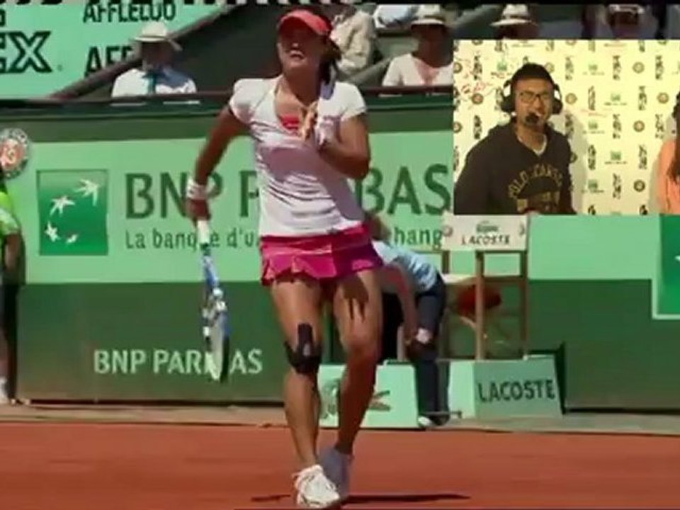 Jeudi 7 juin 2012 - Li vs Sharapova - Chen & Chao