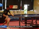 Tristan Flore, prodige du tennis de table (Cergy)