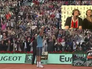 Mercredi 6 juin 2012 - Federer vs Soderling - Caryl & Tiphanie