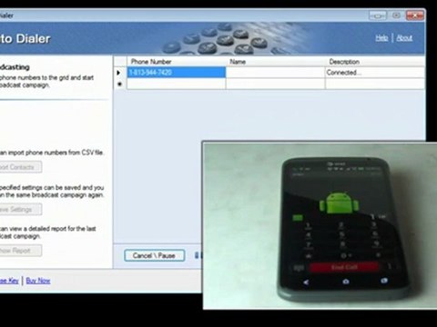 Voice2Phone Auto Dialer - software for broadcasting voice messages by phone