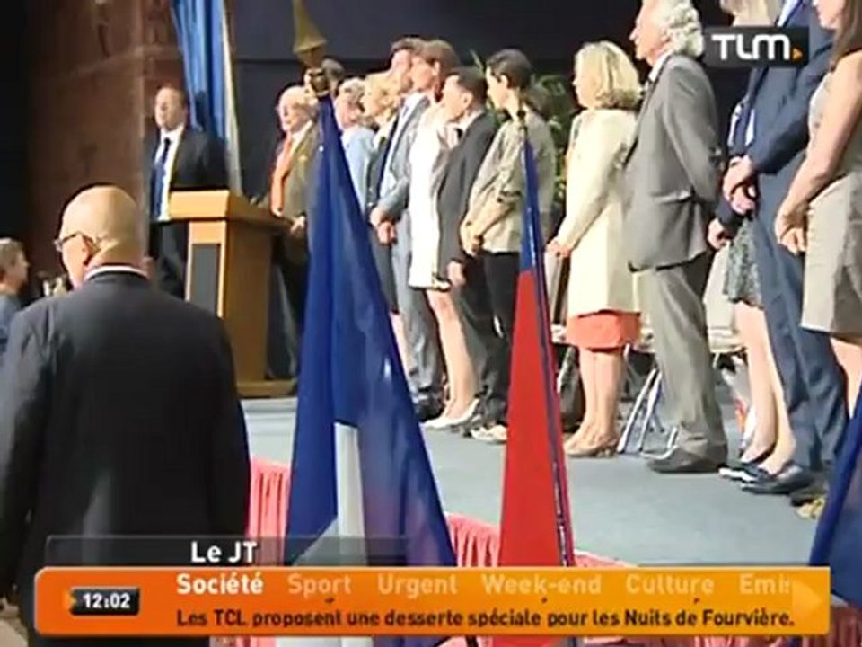 Jean-Marie Le Pen en meeting à Lyon