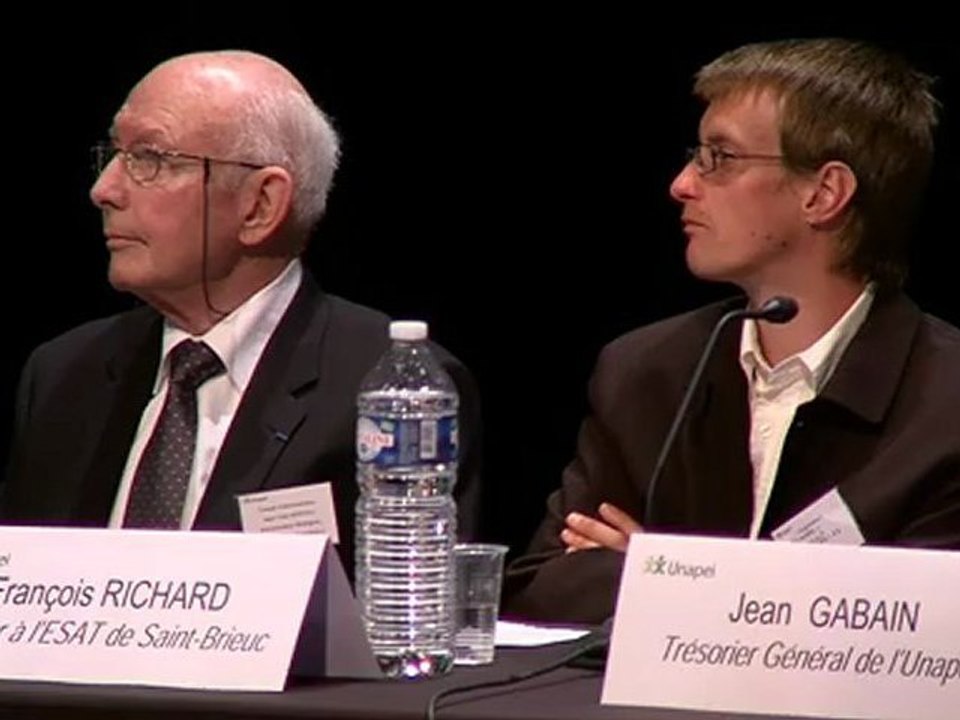 52e Congrès de l'Unapei : Mr Claude laurent, Président de l'Urapei Bretagne.