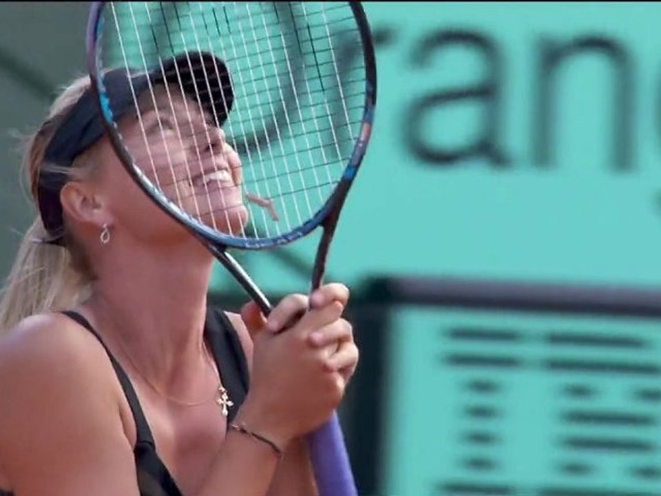 ROLAND GARROS 2012 - 1/2 Finale Simple Dames - Vainqueur Maria SHARAPOVA - Jeudi 7 juin