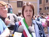 No alla discarica di Pian dell'Olmo: I Sindaci della Valle del Tevere protestano sotto Montecitorio