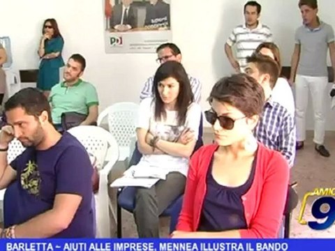 Barletta Aiuti alle imprese, Mennea illustra il bando