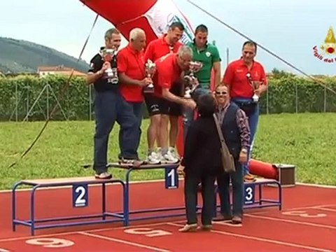 Prato - Campionato Italiano VVF di fondo su pista - Premiazione per Comandi (19.05.12)