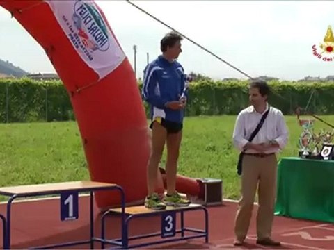 Prato - Campionato Italiano VVF di fondo su pista - Premiazione MM 45 (19.05.12)