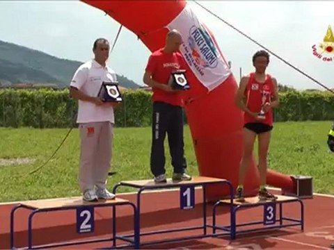 Prato - Campionato Italiano VVF di fondo su pista - Premiazione MM 35 (19.05.12)
