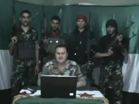 Syria فري برس انشقاق المقدم المهندس محمد أحمد المحمد 7 6 2012 Syria