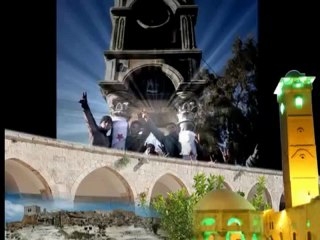 Syria فري برس  ادلب معرة النعمان وين العرب غناء الفنان علاء حسون Idlib