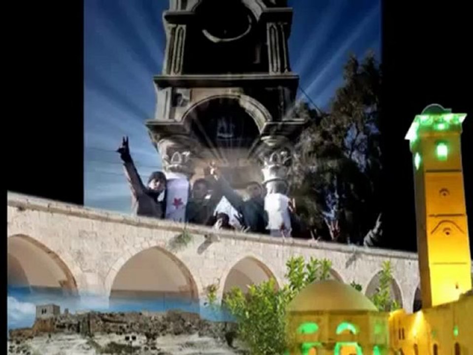 Syria فري برس  ادلب معرة النعمان وين العرب غناء الفنان علاء حسون Idlib