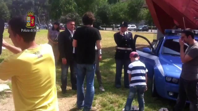 Polizia di Stato - Fai goal al bullismo - backstage (06.06.12)