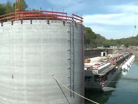 Le musoir du futur quai des frégates multi-missions