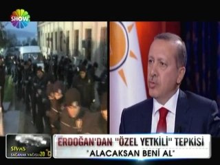 Tayyip Erdoğan'dan özel yetkili tepkisi - 07 haziran 2012