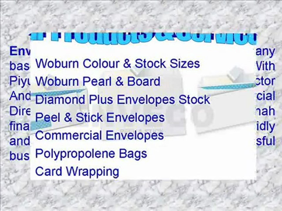 Envelopes, Greeting Card Envelopes and Bespoke Envelopes