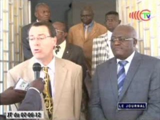 L’ambassadeur de la Belgique reçu par le ministre des sports