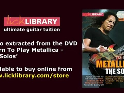 Metallica - Master Of Puppets 1st Guitar Solo Performance with Danny Gill - YouTube