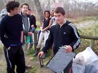 EATDD Nettoyage des berges de l'Ayguelongue