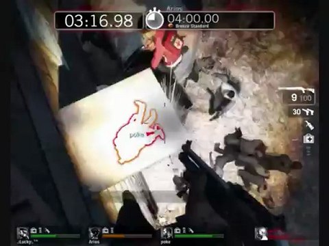 Left 4 Dead Survival Mode: Blood Harvest The Bridge - Gold Standard (1/2)