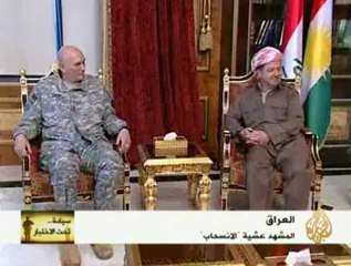 قوات البيشمركة تتدرب إستعداداً للانسحاب الأمريكي