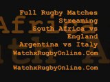 South Africa vs England Live Rugby Match
