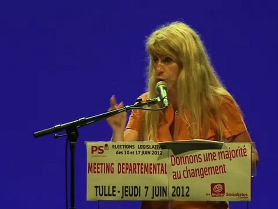 Legislatives 2012_Meeting à Tulle 7 juin_SophieDessus