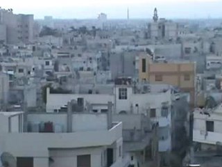 Download Video: Syria فري برس حمص الخالدية سقوط صاروخين وانفجار هائل 8 6 2012 Homs