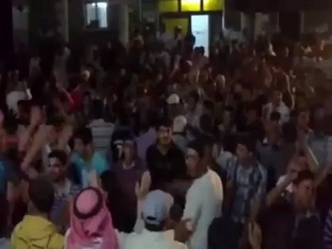 Syria فري برس درعا بصرى الشام مظاهرة مسائية بالحي الغربي 7 6 2012ج1 Daraa