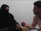 Syria فري برس حماه المحتلة القبير  أول مقابلة مع امرأة من الناجين من مجزرة القبير 7 6 2012 Hama
