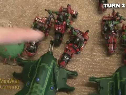 Orks vs Tau Waaagh! Battle Report Part 2/4