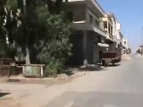 Syria فري برس  حلب اضراب عام في مدينة اعزاز  7 6 2012 Aleppo