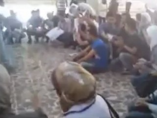 Syria فري برس  حلب اعتصام كلية الصيدلة جامعة حلب 7 6 2012 Aleppo