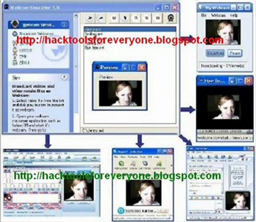 Pro Webcam Hack v1.0, easily to see anyone webcam