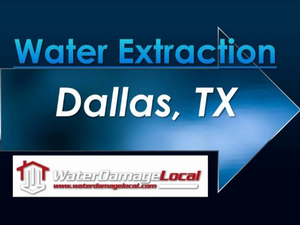 Dallas, TX Water Extraction