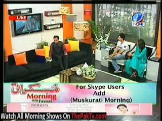 Muskurati Morning With Faisal Qureshi - 11th June 2012 - Part 2