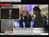 Israeli Secret Agent Attacks Group of Polish Kids in Poland on LIVE TV.