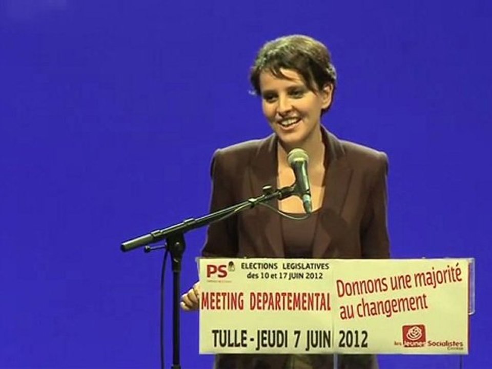 Législatives 2012_Meeting à Tulle 7 juin_Najat Vallaud Belkacem