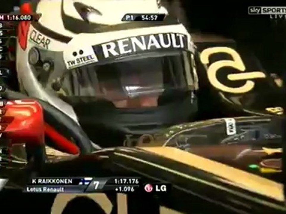F1 2012 - Canada - Kimi in the pits FP1