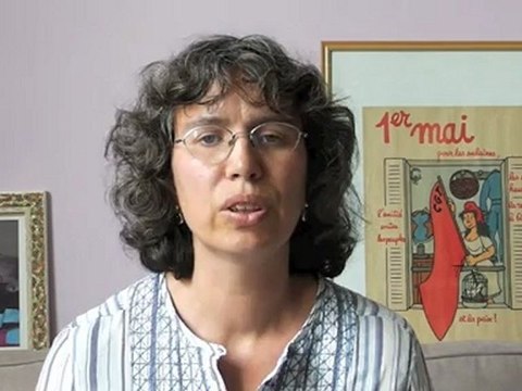 Lysiane alezard, candidate Front-de-Gauche pour les élections législatives du 10 et 17 juin à Issy, vannes, Meudon Boulogne