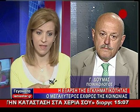 Ο Γιώργος Δούμας για την εγκληματικότητα