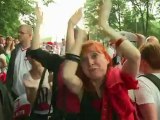 Euro: action des féministes du Femen à Varsovie